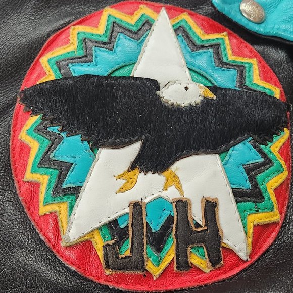 Jeff Hamilton Leather Indian Jacket - Picture 3 of 4